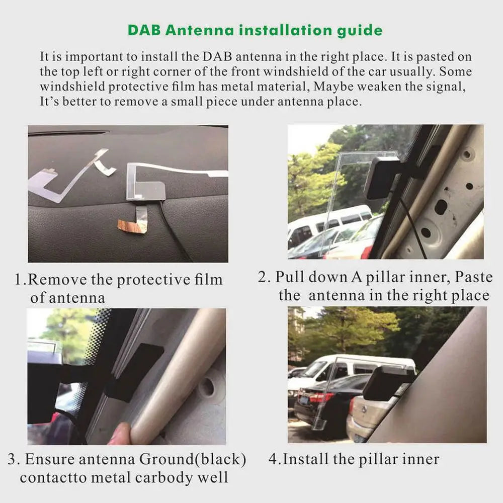 Car Radio Adapter Auto Digital Radio Connect Adapter Car Digital Radio Antenna Transmission Adapter With USB Connection